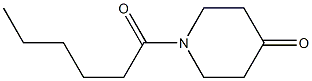 1-hexanoylpiperidin-4-one Structure