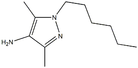 1-hexyl-3,5-dimethyl-1H-pyrazol-4-amine Structure