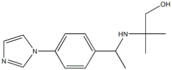 2-({1-[4-(1H-imidazol-1-yl)phenyl]ethyl}amino)-2-methylpropan-1-ol