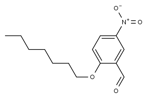 2-(heptyloxy)-5-nitrobenzaldehyde Structure
