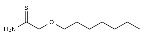2-(heptyloxy)ethanethioamide Structure