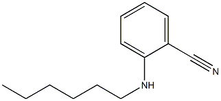 2-(hexylamino)benzonitrile Structure