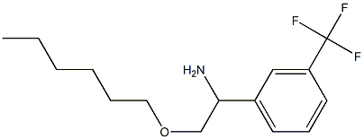 2-(hexyloxy)-1-[3-(trifluoromethyl)phenyl]ethan-1-amine Structure