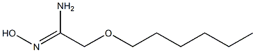 2-(hexyloxy)-N'-hydroxyethanimidamide Structure