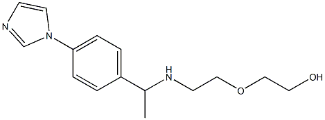 2-[2-({1-[4-(1H-imidazol-1-yl)phenyl]ethyl}amino)ethoxy]ethan-1-ol