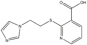 2-{[2-(1H-imidazol-1-yl)ethyl]sulfanyl}pyridine-3-carboxylic acid