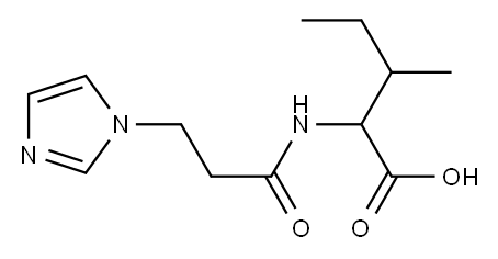 2-{[3-(1H-imidazol-1-yl)propanoyl]amino}-3-methylpentanoic acid