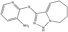 2-{5H,6H,7H,8H,9H-[1,2,4]triazolo[3,4-a]azepin-3-ylsulfanyl}pyridin-3-amine