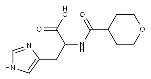 3-(1H-imidazol-4-yl)-2-(oxan-4-ylformamido)propanoic acid Structure
