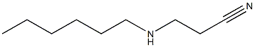 3-(hexylamino)propanenitrile Structure