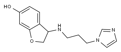 3-{[3-(1H-imidazol-1-yl)propyl]amino}-2,3-dihydro-1-benzofuran-6-ol