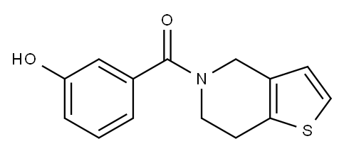 3-{4H,5H,6H,7H-thieno[3,2-c]pyridin-5-ylcarbonyl}phenol