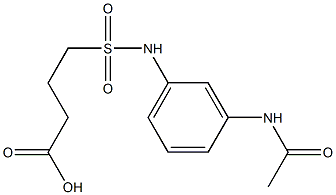 4-[(3-acetamidophenyl)sulfamoyl]butanoic acid
