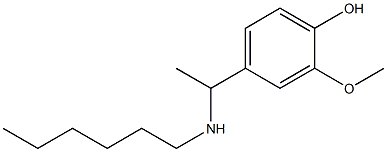 4-[1-(hexylamino)ethyl]-2-methoxyphenol|