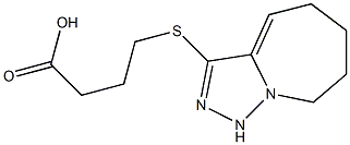 4-{5H,6H,7H,8H,9H-[1,2,4]triazolo[3,4-a]azepin-3-ylsulfanyl}butanoic acid
