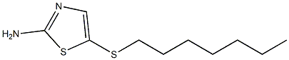 5-(heptylsulfanyl)-1,3-thiazol-2-amine Structure