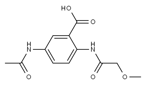 5-acetamido-2-(2-methoxyacetamido)benzoic acid|