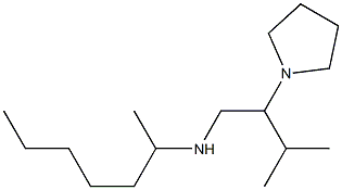 heptan-2-yl[3-methyl-2-(pyrrolidin-1-yl)butyl]amine