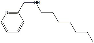 heptyl(pyridin-2-ylmethyl)amine Structure