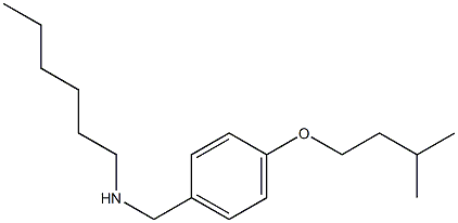 hexyl({[4-(3-methylbutoxy)phenyl]methyl})amine