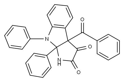 3a-benzoyl-8,8a-diphenyl-1,3a,8,8a-tetrahydropyrrolo[2,3-b]indole-2,3-dione