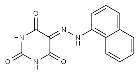 2,4,5,6(1H,3H)-pyrimidinetetrone 5-[N-(1-naphthyl)hydrazone]