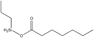 Heptanoic acid propylsilyl ester|