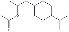 Acetic acid 1-(p-menthan-7-yl)ethyl ester Structure
