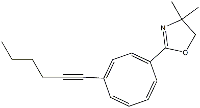1-(1-Hexynyl)-4-(4,4-dimethyl-2-oxazolin-2-yl)cycloocta-1,3,5,7-tetrene|