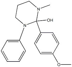 Hexahydro-1-methyl-2-(4-methoxyphenyl)-3-phenylpyrimidin-2-ol|