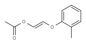 Acetic acid (E)-2-benzyloxyethenyl ester Structure
