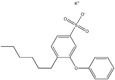 4-Hexyl-3-phenoxybenzenesulfonic acid potassium salt