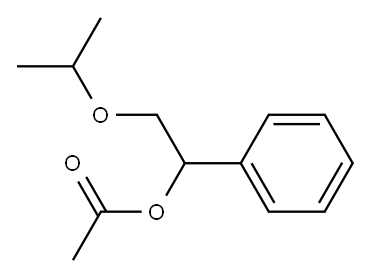 Acetic acid 1-phenyl-2-isopropoxyethyl ester