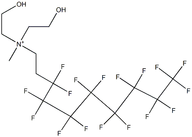 3,3,4,4,5,5,6,6,7,7,8,8,9,9,10,10,10-Heptadecafluoro-N,N-bis(2-hydroxyethyl)-N-methyl-1-decanaminium