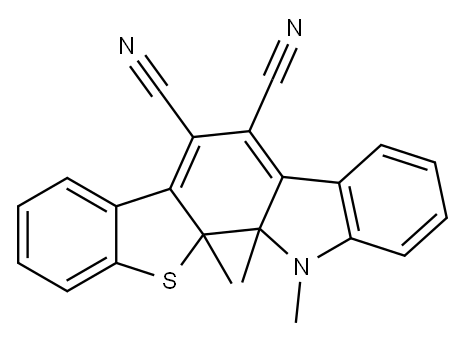 11a,11b-Dihydro-11a,11b,12-trimethyl-12H-[1]benzothieno[2,3-a]carbazole-5,6-dicarbonitrile