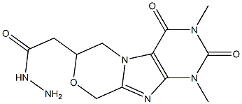 [(1,2,3,4,6,7-Hexahydro-1,3-dimethyl-2,4-dioxo-9H-[1,4]oxazino[3,4-f]purin)-7-yl]acetic acid hydrazide