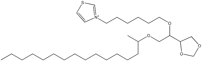 3-[6-(2-Hexadecyloxymethyl-1,3-dioxolan-4-ylmethoxy)hexyl]thiazolium