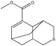 3,4,4a,7,8,8a-Hexahydro-4,7-methano-1H-2-benzothiopyran-5-carboxylic acid methyl ester Structure