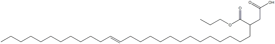 3-(14-Hexacosenyl)succinic acid 1-hydrogen 4-propyl ester Structure