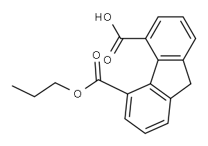 9H-Fluorene-4,5-dicarboxylic acid 4-propyl ester