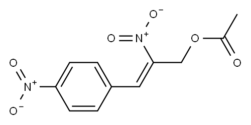Acetic acid 2-nitro-3-[4-nitrophenyl]-2-propenyl ester|
