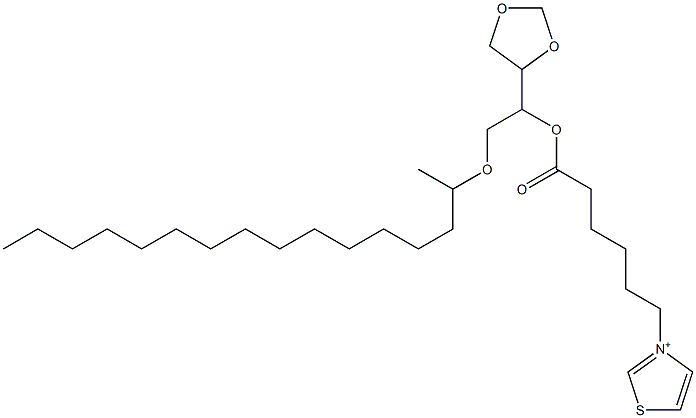 3-[6-(2-Hexadecyloxymethyl-1,3-dioxolan-4-ylmethoxy)-6-oxohexyl]thiazolium