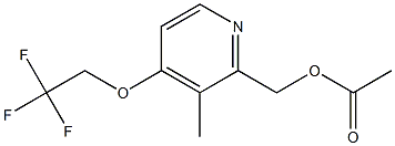 Acetic acid [3-methyl-4-(2,2,2-trifluoroethoxy)-2-pyridinyl]methyl ester