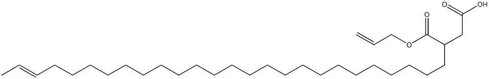3-(24-Hexacosenyl)succinic acid 1-hydrogen 4-allyl ester Structure