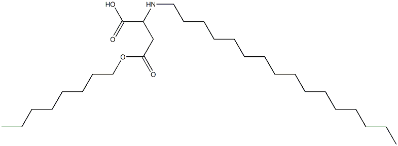 2-Hexadecylamino-3-(octyloxycarbonyl)propionic acid