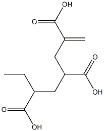 1-Hexene-2,4,6-tricarboxylic acid 6-ethyl ester Structure