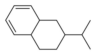 1,2,3,4,4a,8a-Hexahydro-2-isopropylnaphthalene Structure