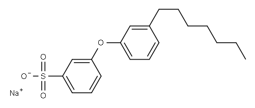 3-(3-Heptylphenoxy)benzenesulfonic acid sodium salt
