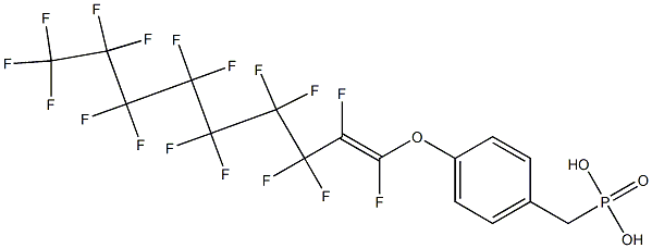 4-[(Heptadecafluoro-1-nonenyl)oxy]benzylphosphonic acid