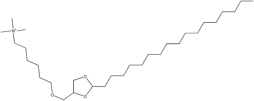 6-(2-Heptadecyl-1,3-dioxolan-4-ylmethoxy)-N,N,N-trimethylhexan-1-aminium